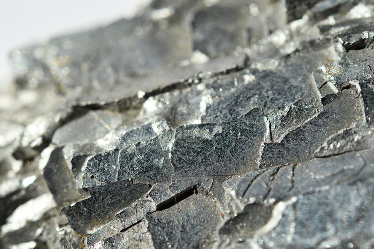 silver metal up close