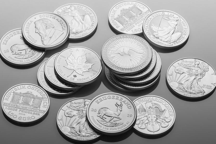 silver ounce coins from different countries