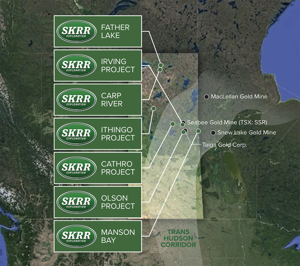 SKRR Exploration Project Locations