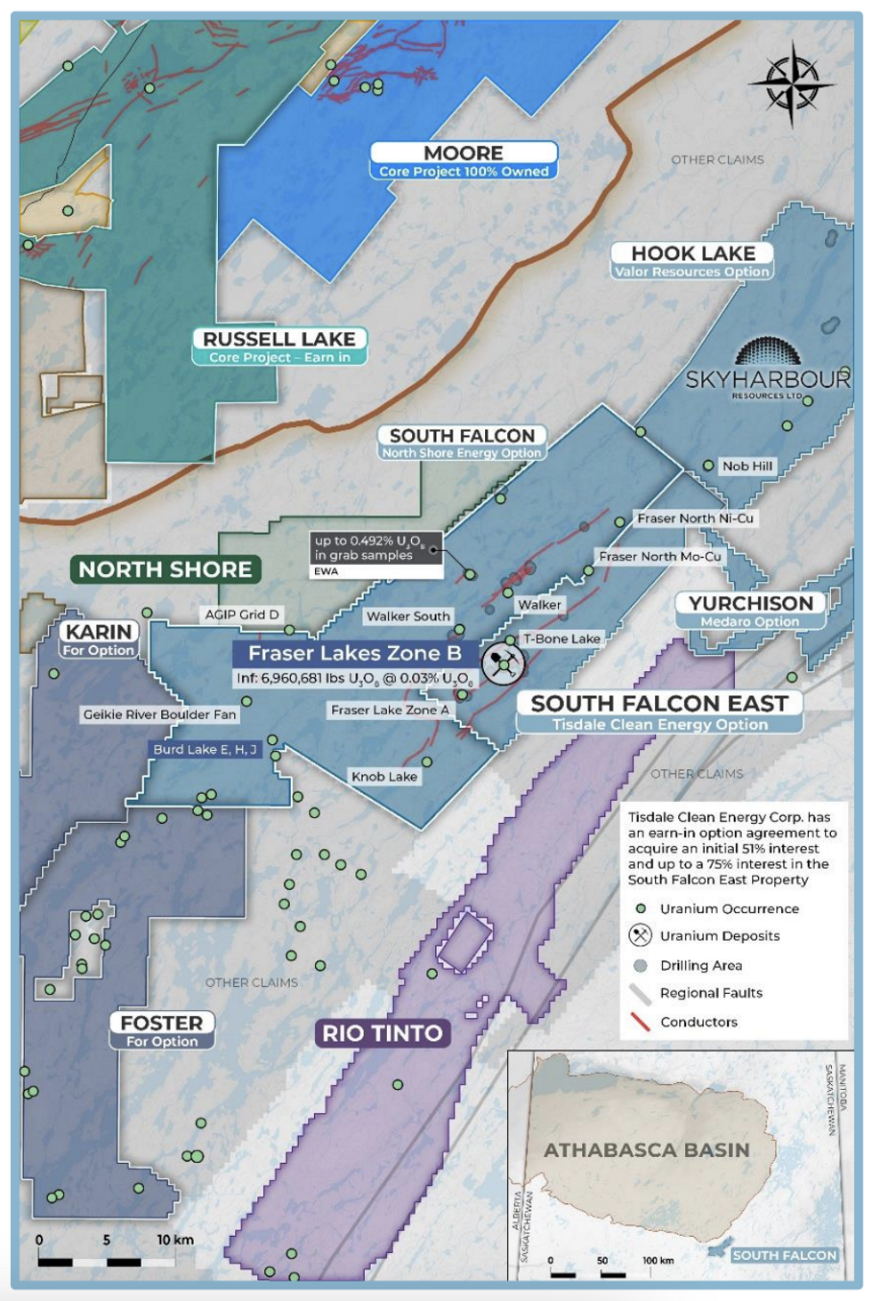 Skyharbour Resources' secondary projects