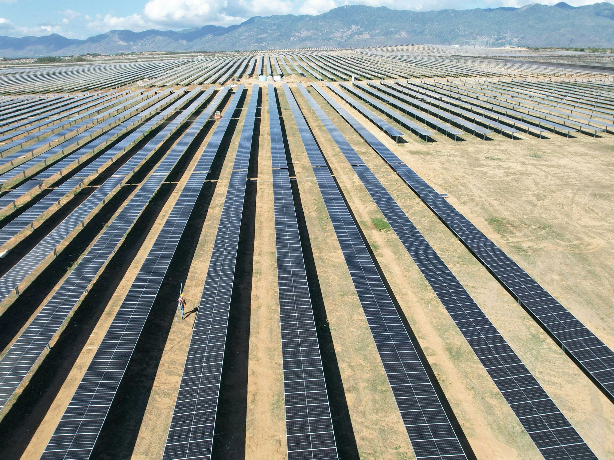 Solar panels.