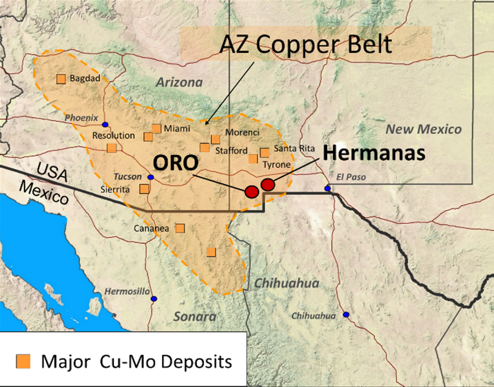 Southern Silver Exploration Oro Copper-Gold Project