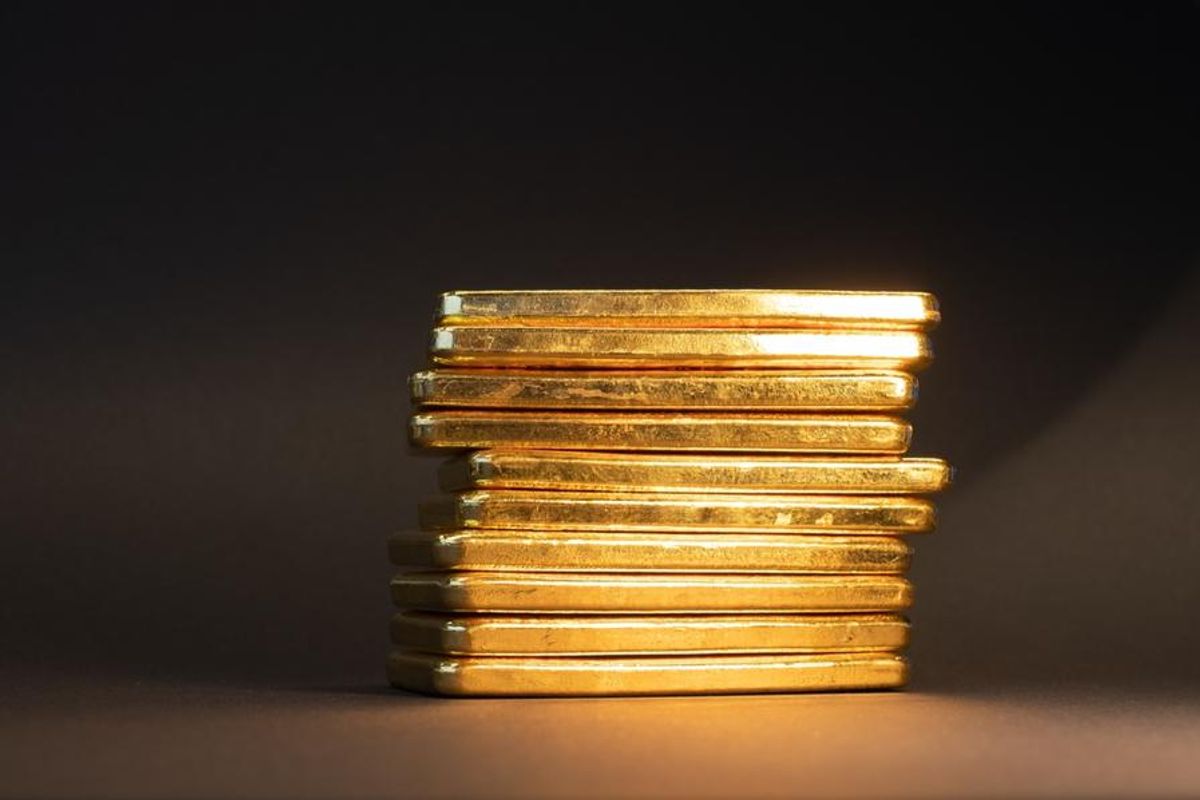 stack of gold bars