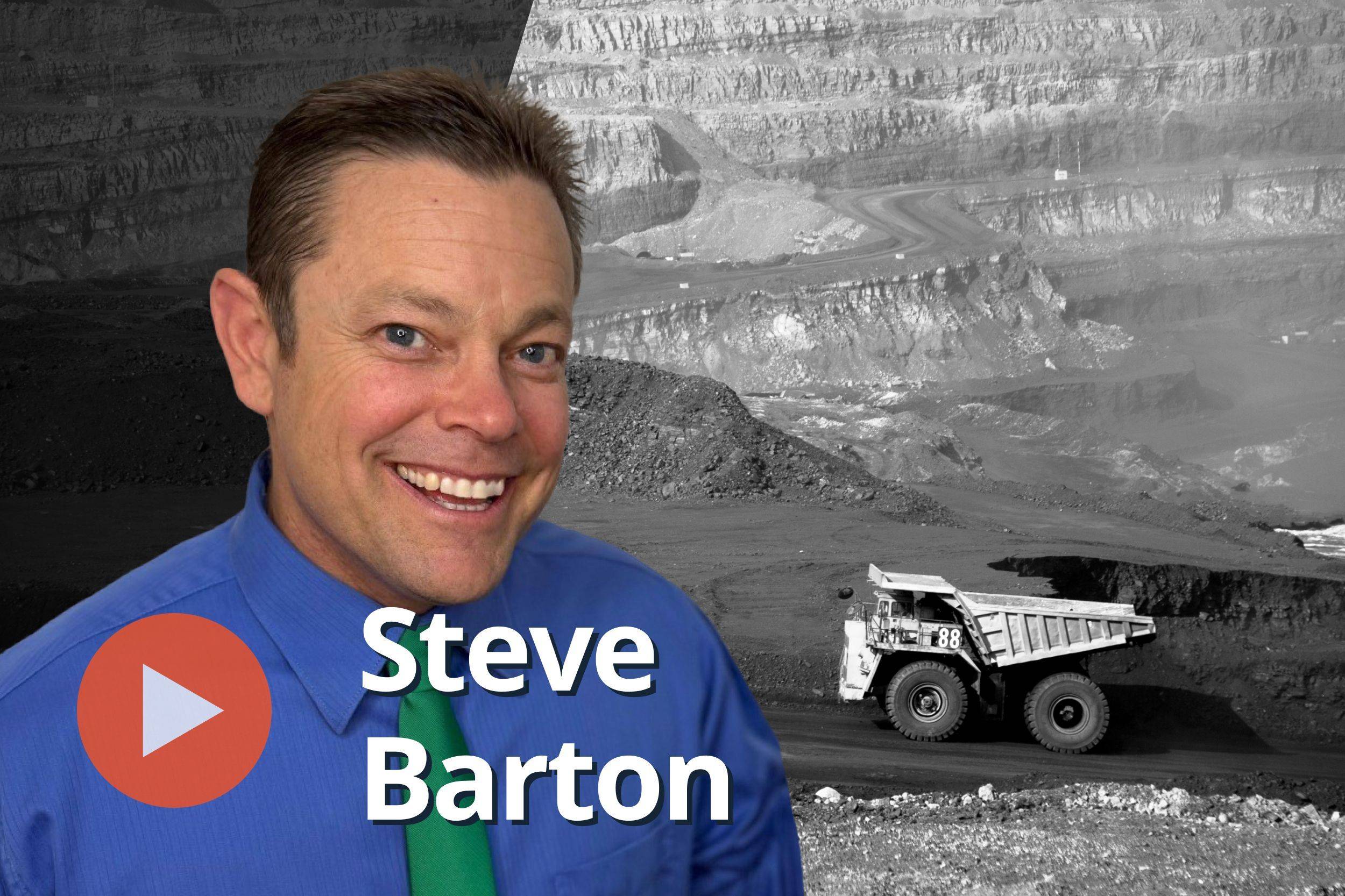 Steve Barton, mine site.