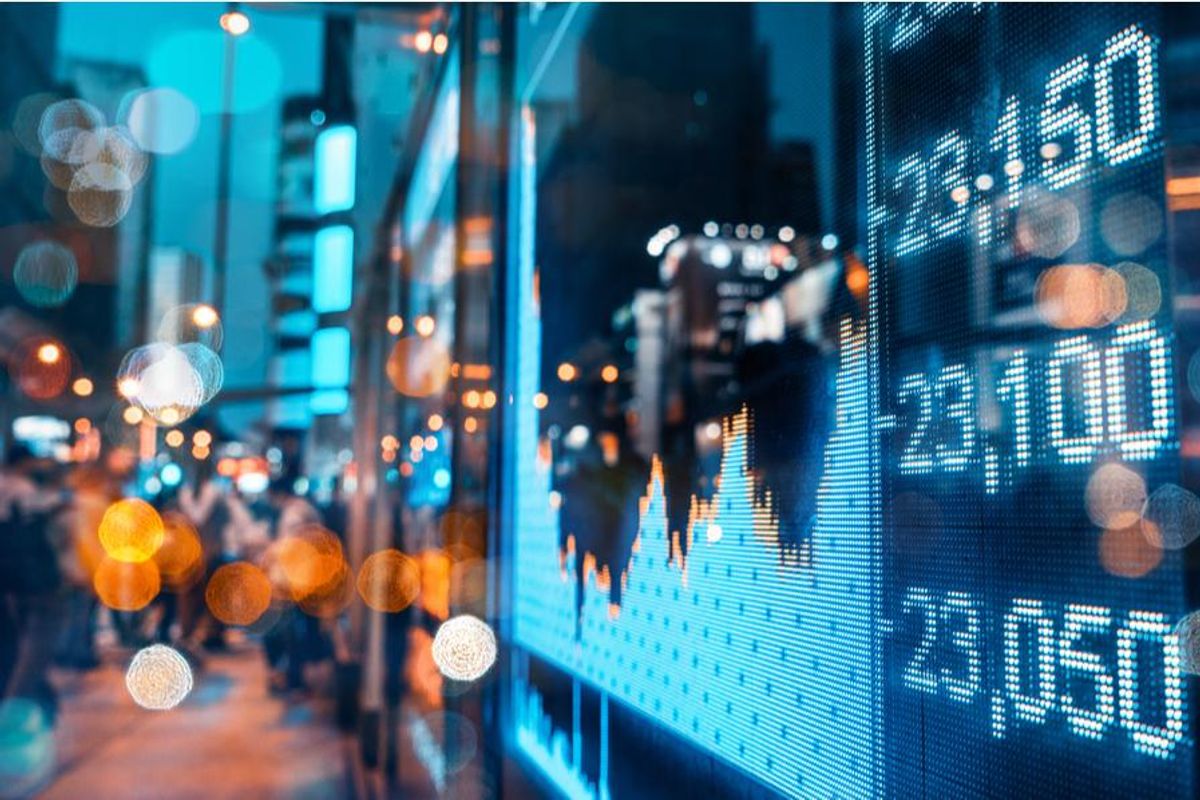 stock ticker board