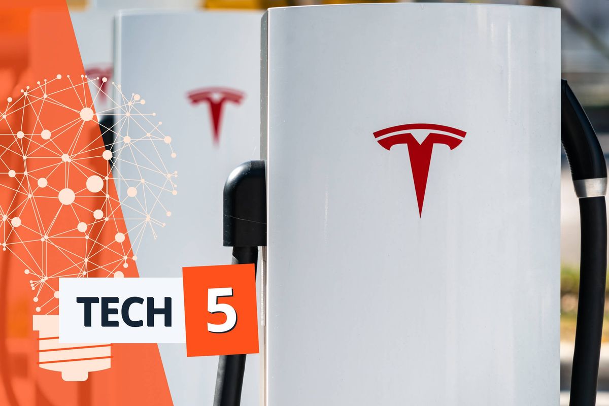 tesla charging stations