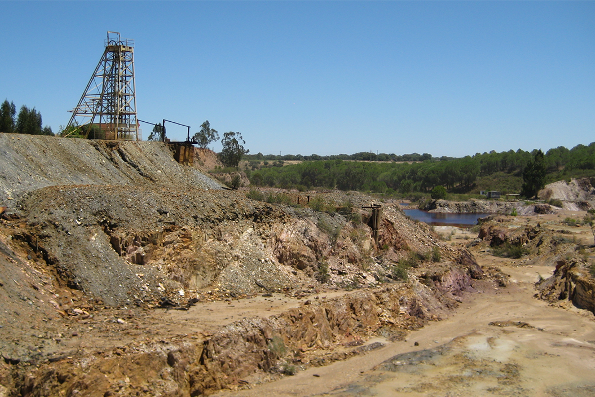 the historic lousal mine located within Avrupa Minerals’ alvalade copper-zinc vms project in Portugal