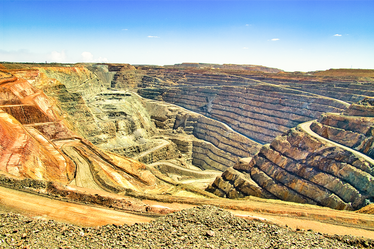 The super pit, or Fimiston open pit.