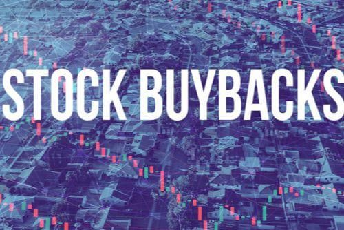 the words "stock buybacks"