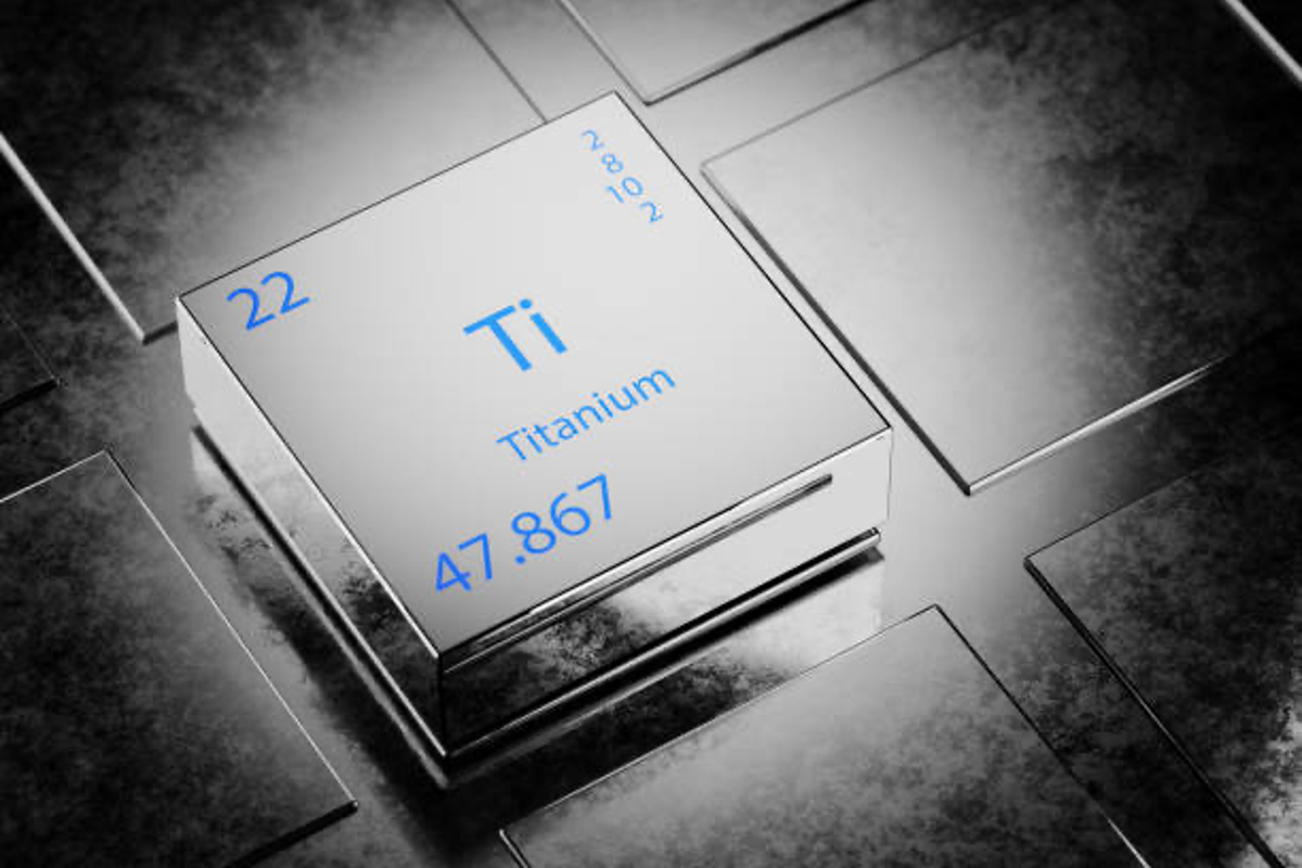 Titanium periodic symbol.