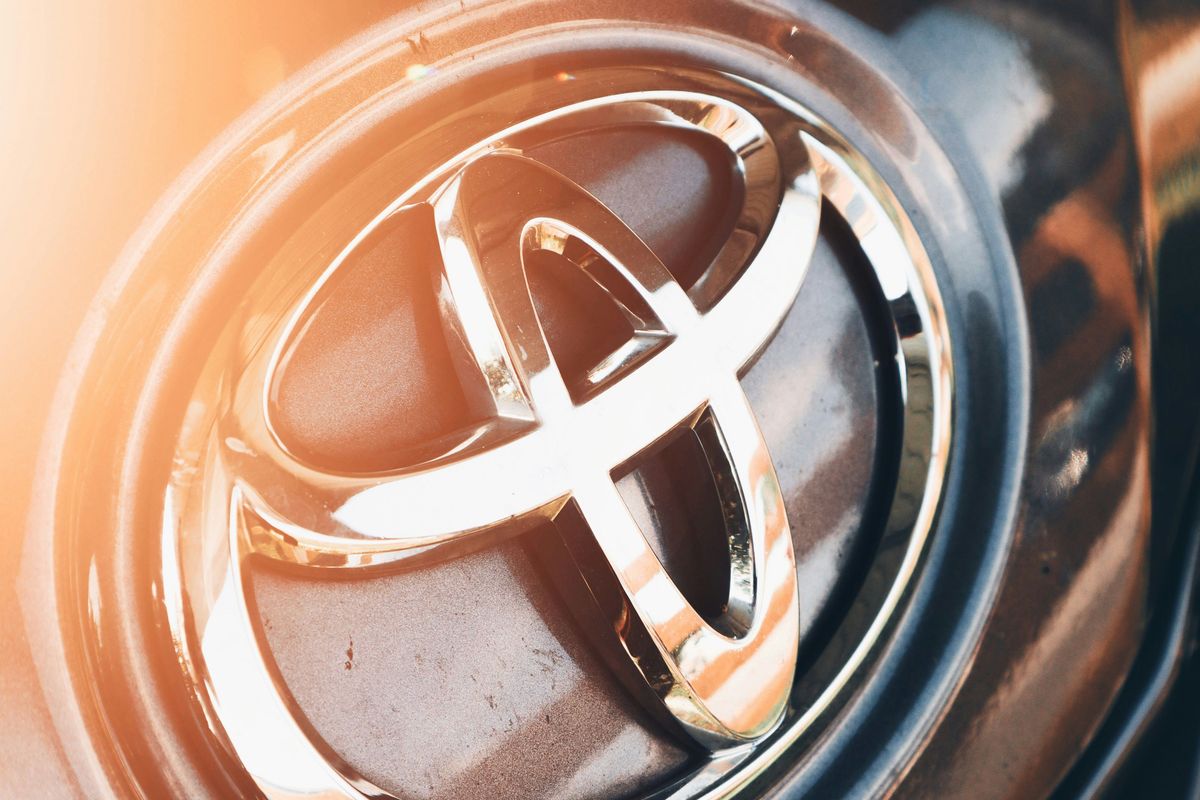 Toyota logo.