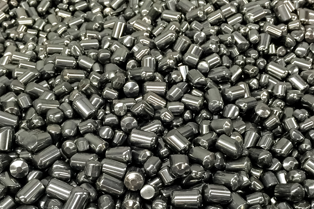 Tungsten cylinders.