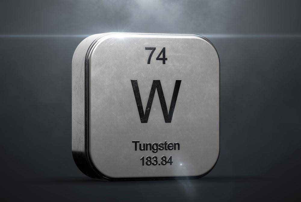 Tungsten periodic symbol.