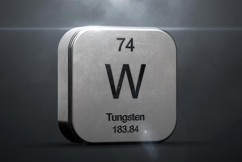 Tungsten periodic symbol.