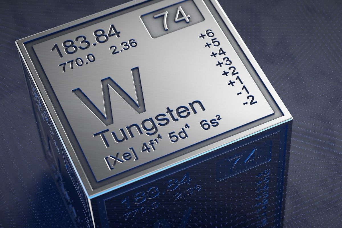 Tungsten periodic symbol.