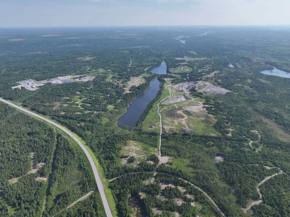 u200bAerial view of the Queensway gold project