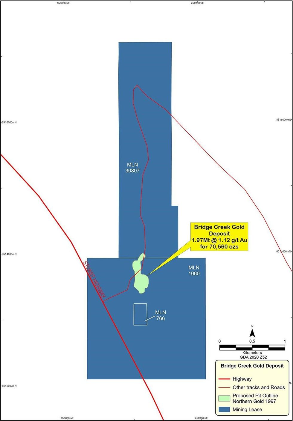 u200bFar Northern Resources Bridge Creek Project gold project