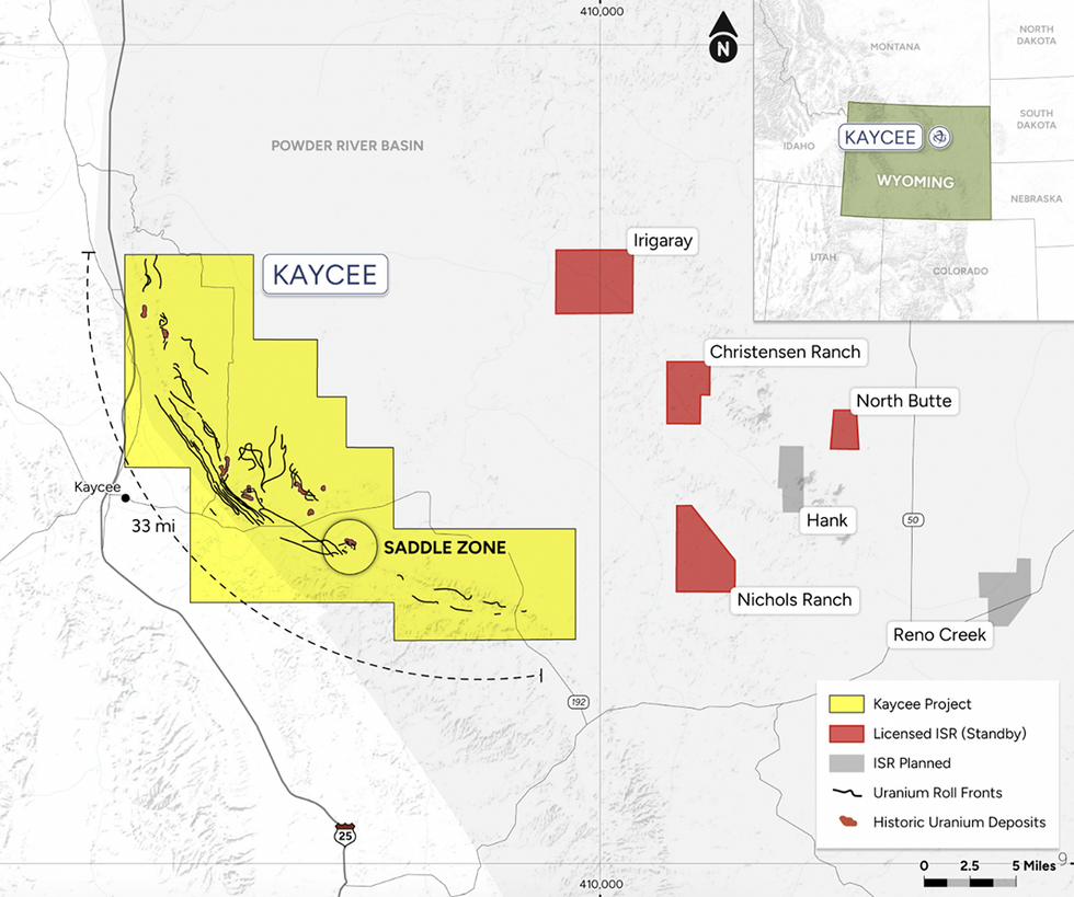 \u200bNuclear Fuels' Kaycee Project in Wyoming