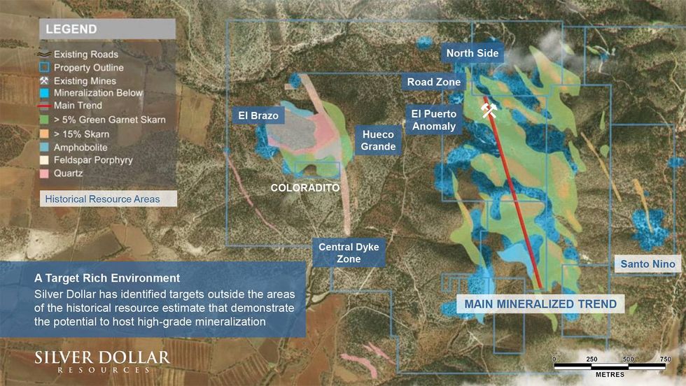 \u200bSilver Dollar Resources - La Joya plan view