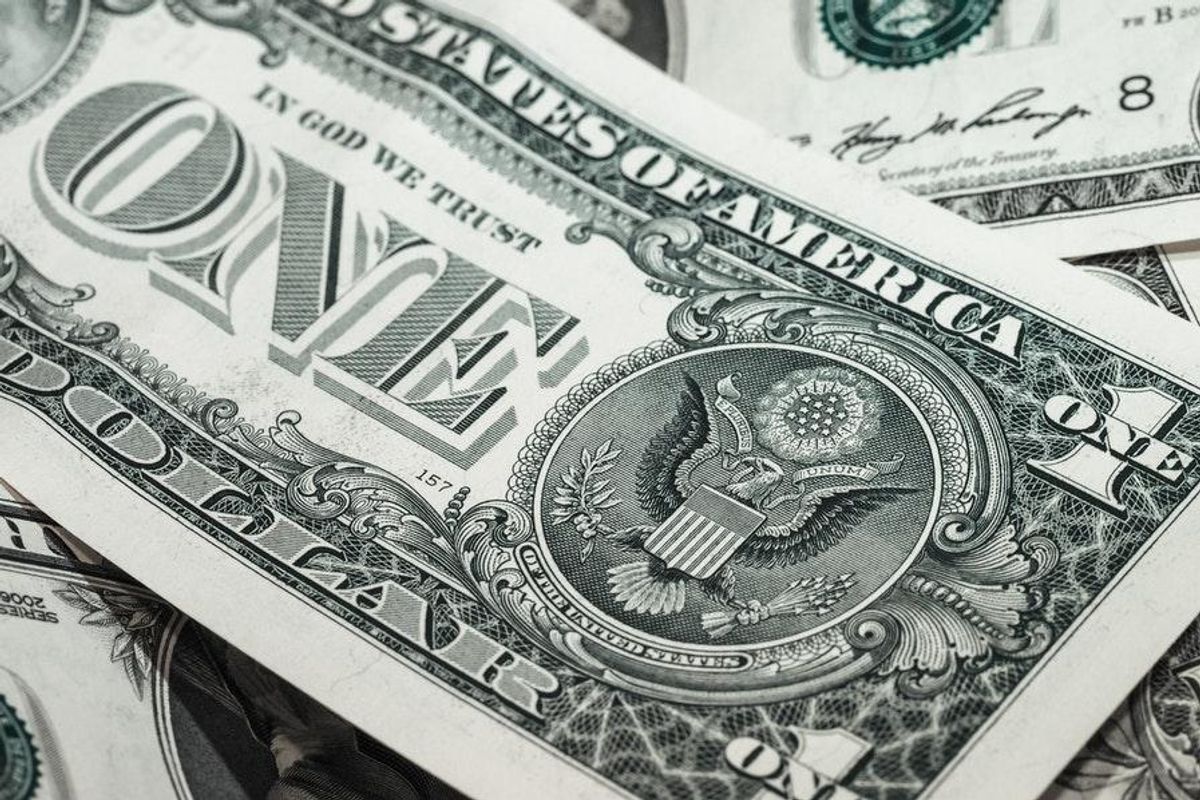 US dollar bills