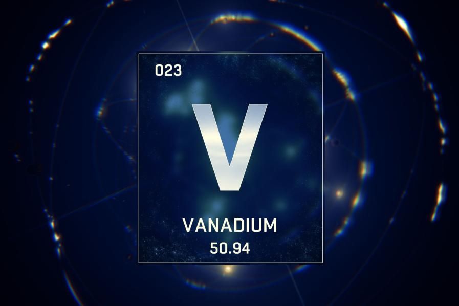vanadium periodic symbol