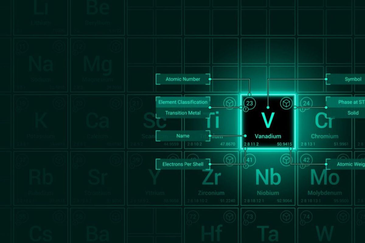 vanadium periodic symbol
