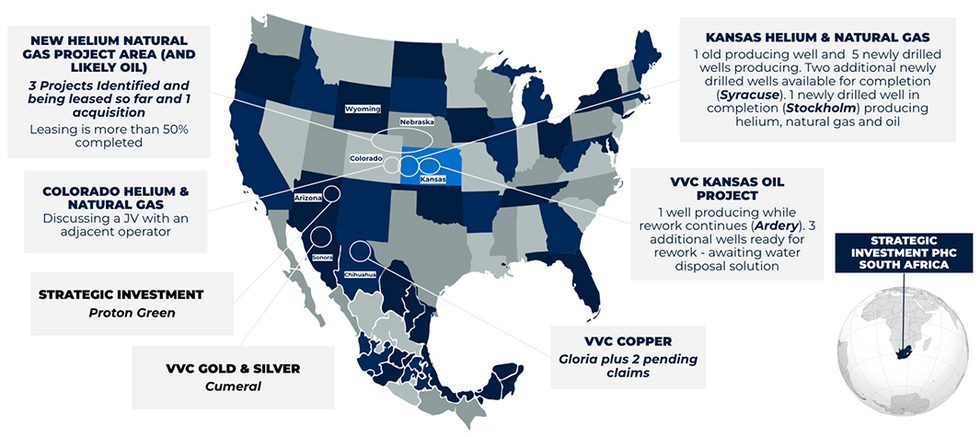 VVC Resources project locations