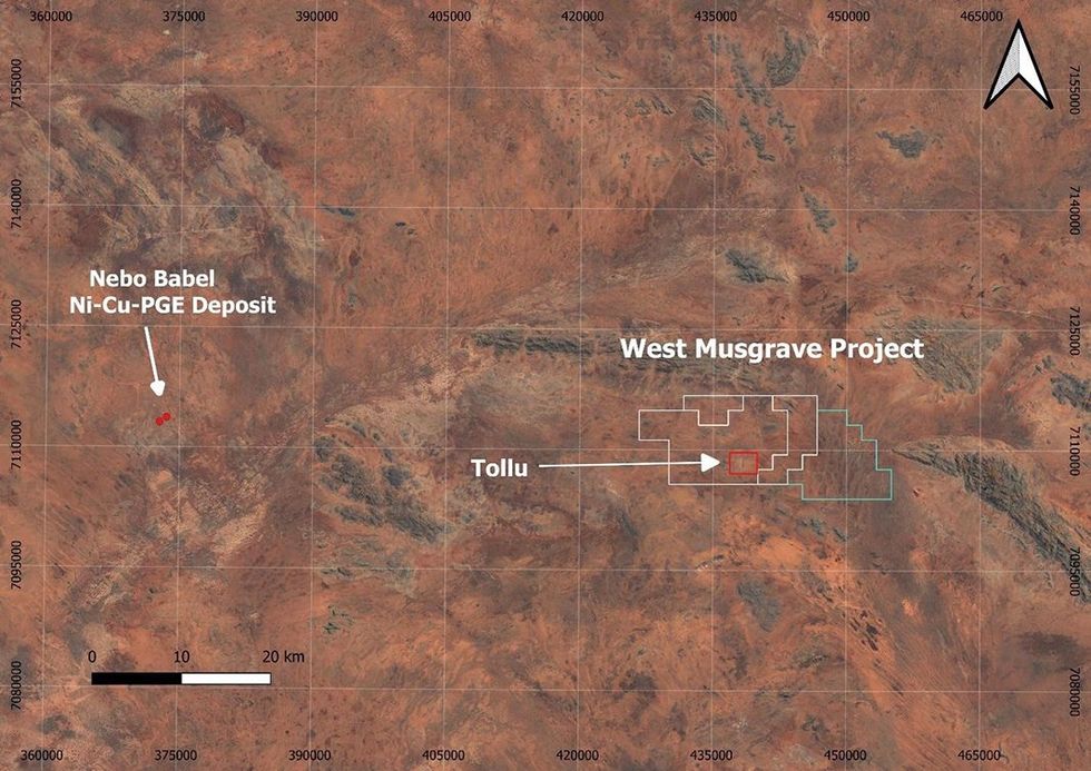 West Musgrave Project Location