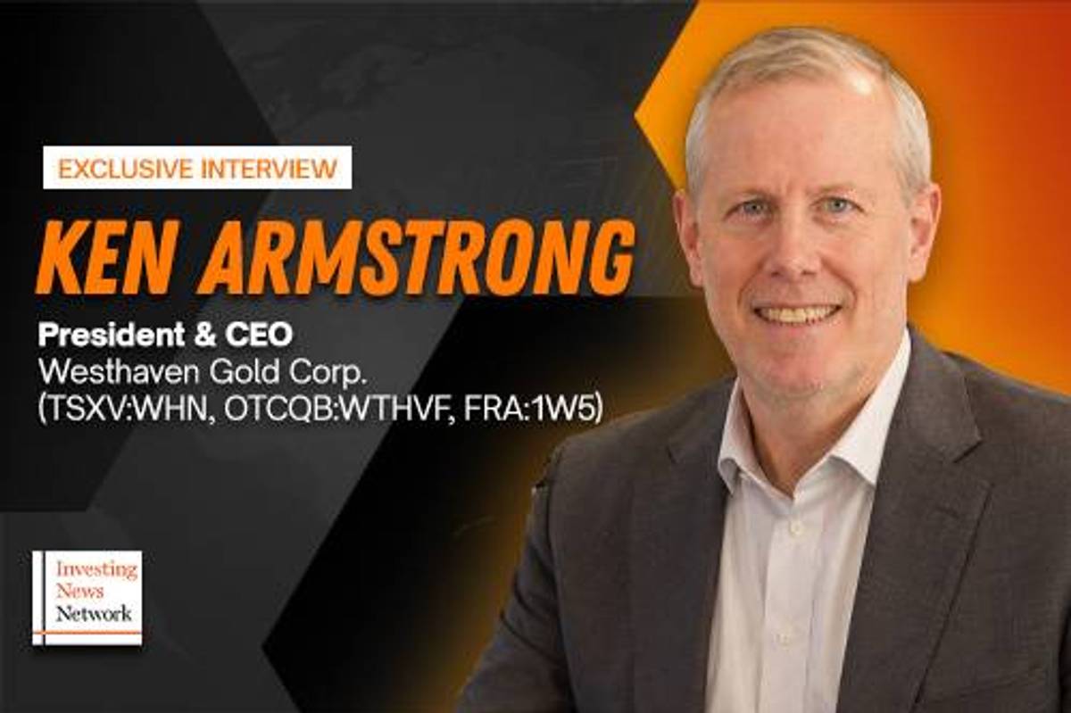 Westhaven Gold President and CEO Ken Armstrong.