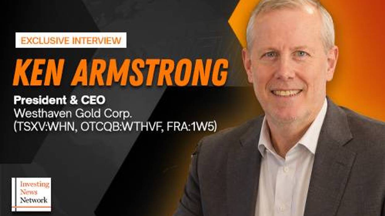 Westhaven Gold President and CEO Ken Armstrong.