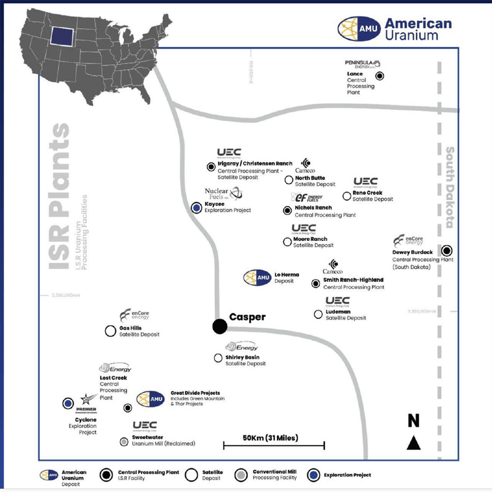 Wyoming Uranium Projects