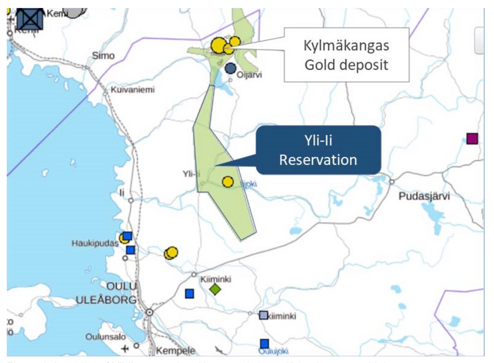 Yli-li Gold Property