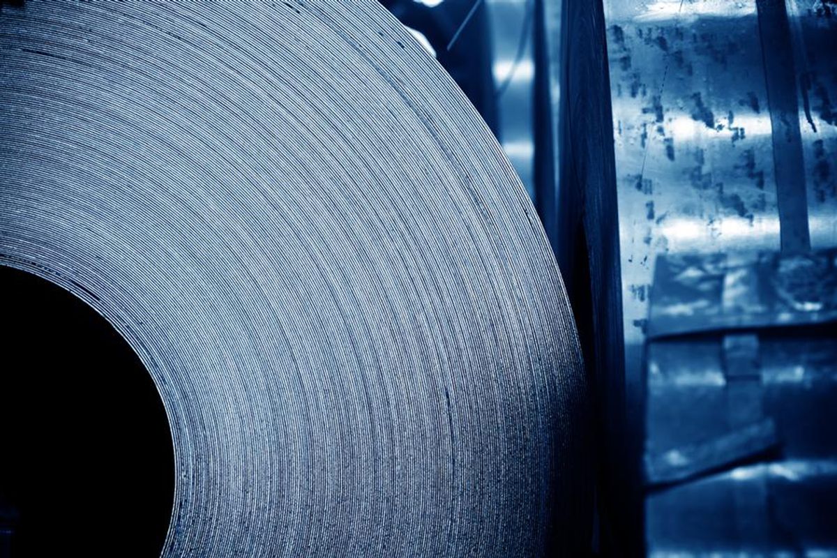 zinc-coated steel mill